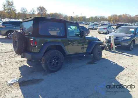 2021 Jeep Wrangler Willys 4X4 from USA, damaged, VIN 1C4HJXAG0MW727064